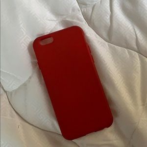 Red IPhone 6s soft case